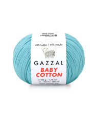 Yarn Gazzal Baby Cotton azure (3451)