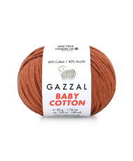 Yarn Gazzal Baby Cotton terracotta (3454)
