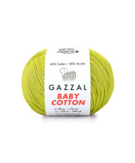 Yarn Gazzal Baby Cotton olive (3457)
