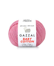 Yarn Gazzal Baby Cotton pink (3468)