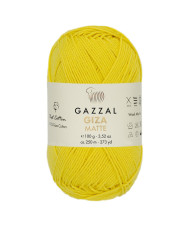 Yarn Gazzal Giza Matte canary yellow (5583)