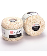 Yarn YarnArt Violet cream (6282)