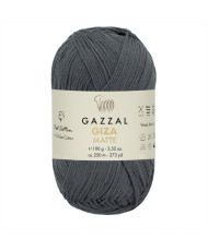 Yarn Gazzal Giza Matte steel series (5555)