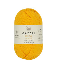 Yarn Gazzal Giza Matte yellow sunflower (5564)