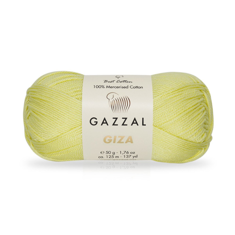 Пряжа Gazzal Giza лимон (2459) Пряжа Gazzal Giza лимон (2459)