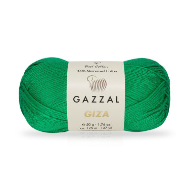Пряжа Gazzal Giza малахит (2460)