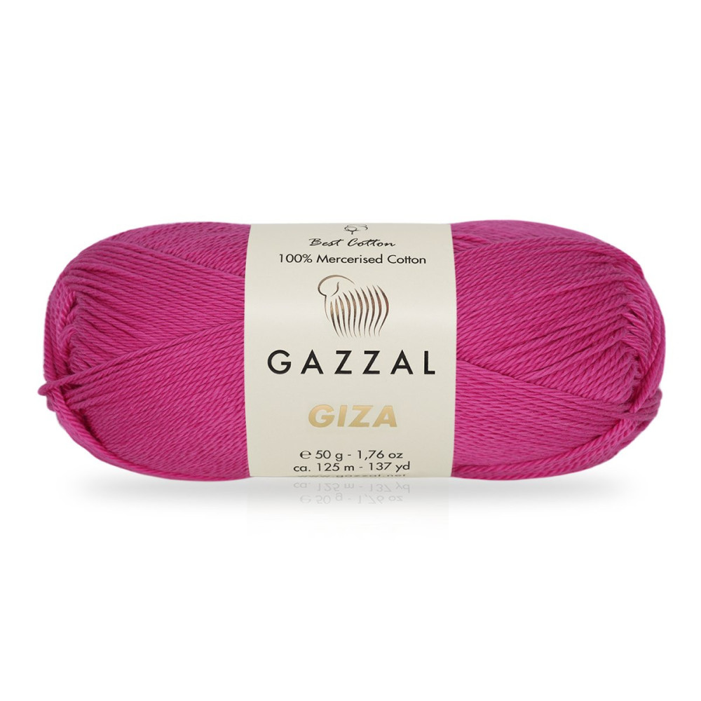Пряжа Gazzal Giza розовая фуксия (2469) Пряжа Gazzal Giza розовая фуксия (2469)