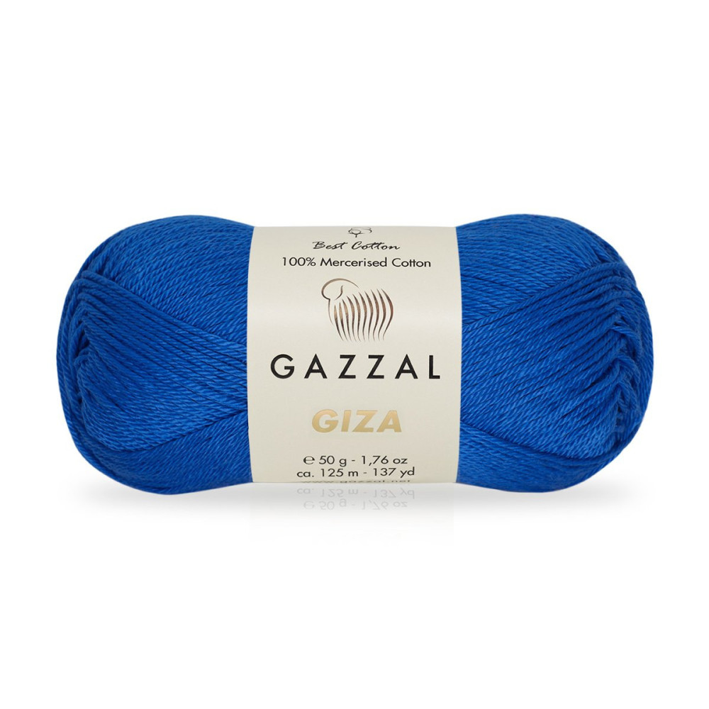Пряжа Gazzal Giza электрик (2477) Пряжа Gazzal Giza электрик (2477)