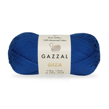 Пряжа Gazzal Giza містичний синій (2478)
