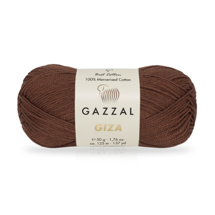 Пряжа Gazzal Giza каштановый (2485)