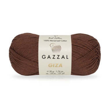 Пряжа Gazzal Giza каштановый (2485)