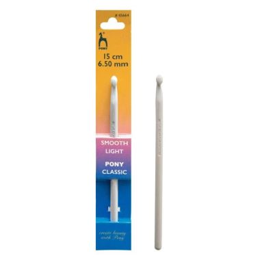 Crochet hook Pony 6.5 mm, 15 cm, plastic (45664)