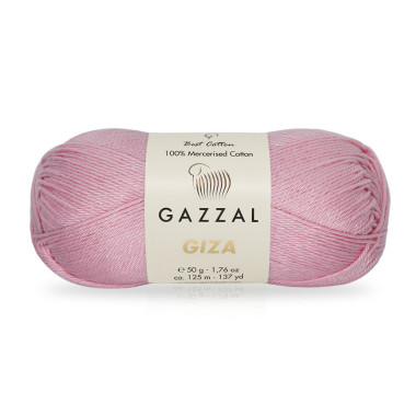 Пряжа Gazzal Giza ніжно-рожевий (2496)