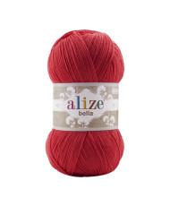 Yarn Alize Bella red (56)