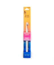 Crochet hook Pony 10 mm, 15 cm, plastic (45669)