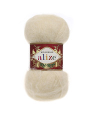 Yarn Alize Kid Royal 50 milky beige (67)