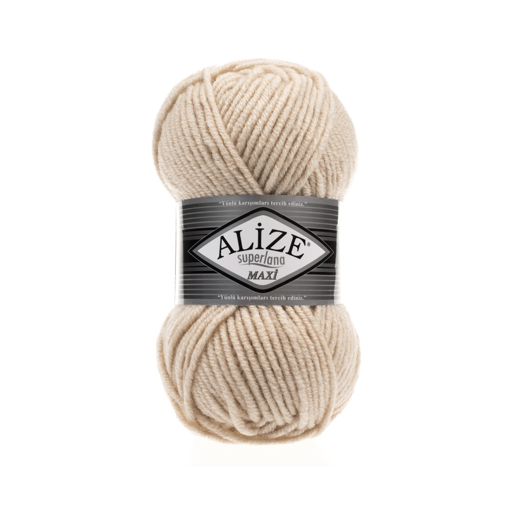Пряжа Alize Superlana Maxi медовый (310) Пряжа Alize Superlana Maxi медовый (310)