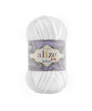 Yarn Alize Velluto white (55)