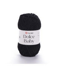 Yarn YarnАrt Dolce Baby black (742)