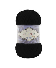Yarn Alize Velluto black (60)