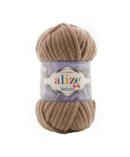 Yarn Alize Velluto brown (329)