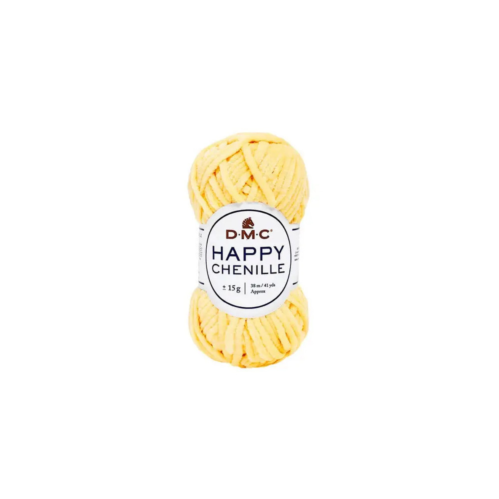 Пряжа DMC Happy Chenille світло-жовтий (14) Пряжа DMC Happy Chenille світло-жовтий (14)
