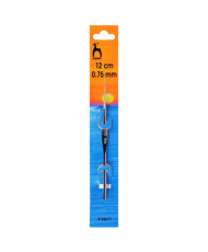 Crochet hook metal 0.75 mm, 12 cm, Pony (58671)
