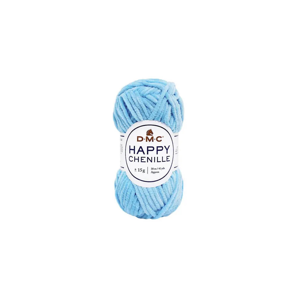 Пряжа DMC Happy Chenille голубой (17) Пряжа DMC Happy Chenille голубой (17)