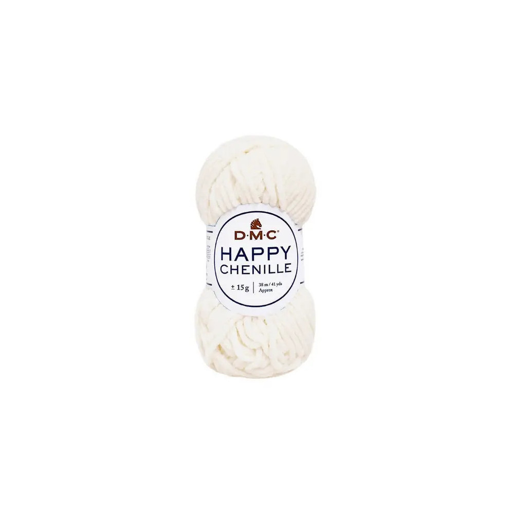 Пряжа DMC Happy Chenille молочный (21) Пряжа DMC Happy Chenille молочный (21)