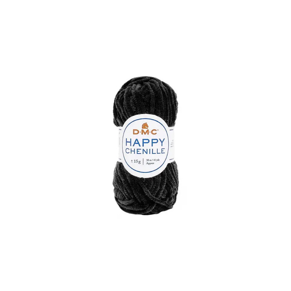 Пряжа DMC Happy Chenille черный (22) Пряжа DMC Happy Chenille черный (22)