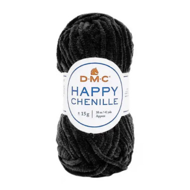 Пряжа DMC Happy Chenille чорний (22)