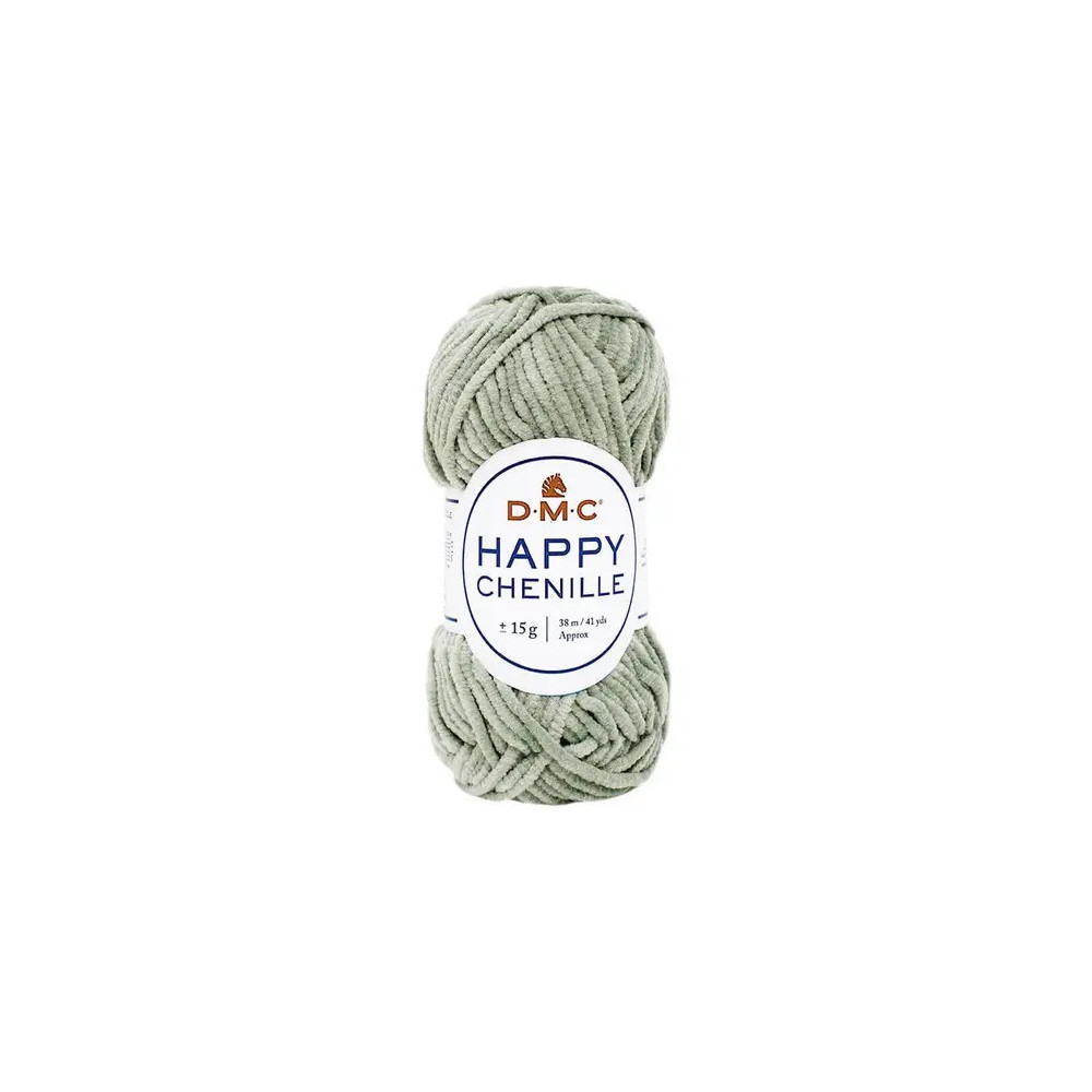 Пряжа DMC Happy Chenille сіро-зелений (23)