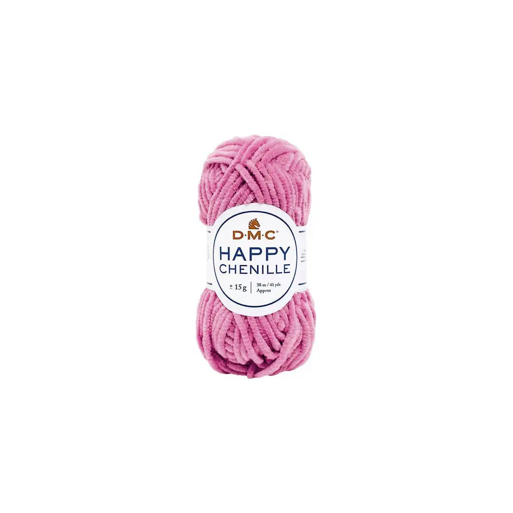 Пряжа DMC Happy Chenille темно-розовый (24) Пряжа DMC Happy Chenille темно-розовый (24)