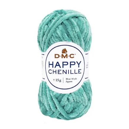 Пряжа DMC Happy Chenille зеленая бирюза (30)