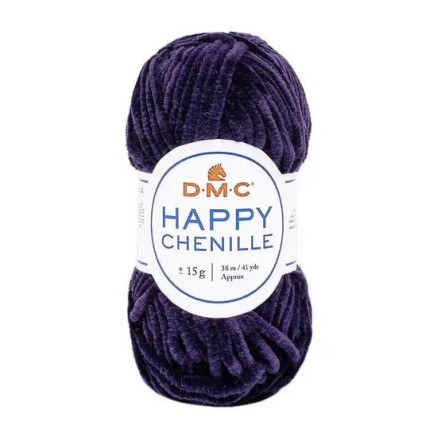 Пряжа DMC Happy Chenille баклажан (33)