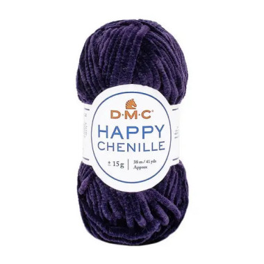 Пряжа DMC Happy Chenille баклажан (33)