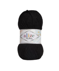 Yarn Alize My Baby black (60)