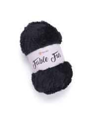 Yarn YarnArt Fable Fur black (988)