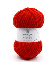 Yarn Popyarn Velvet red (006)