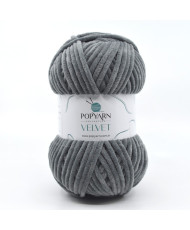 Yarn Popyarn Velvet gray (010)