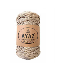Polyester Soft Makrome AYAZ cord, beige (2199)
