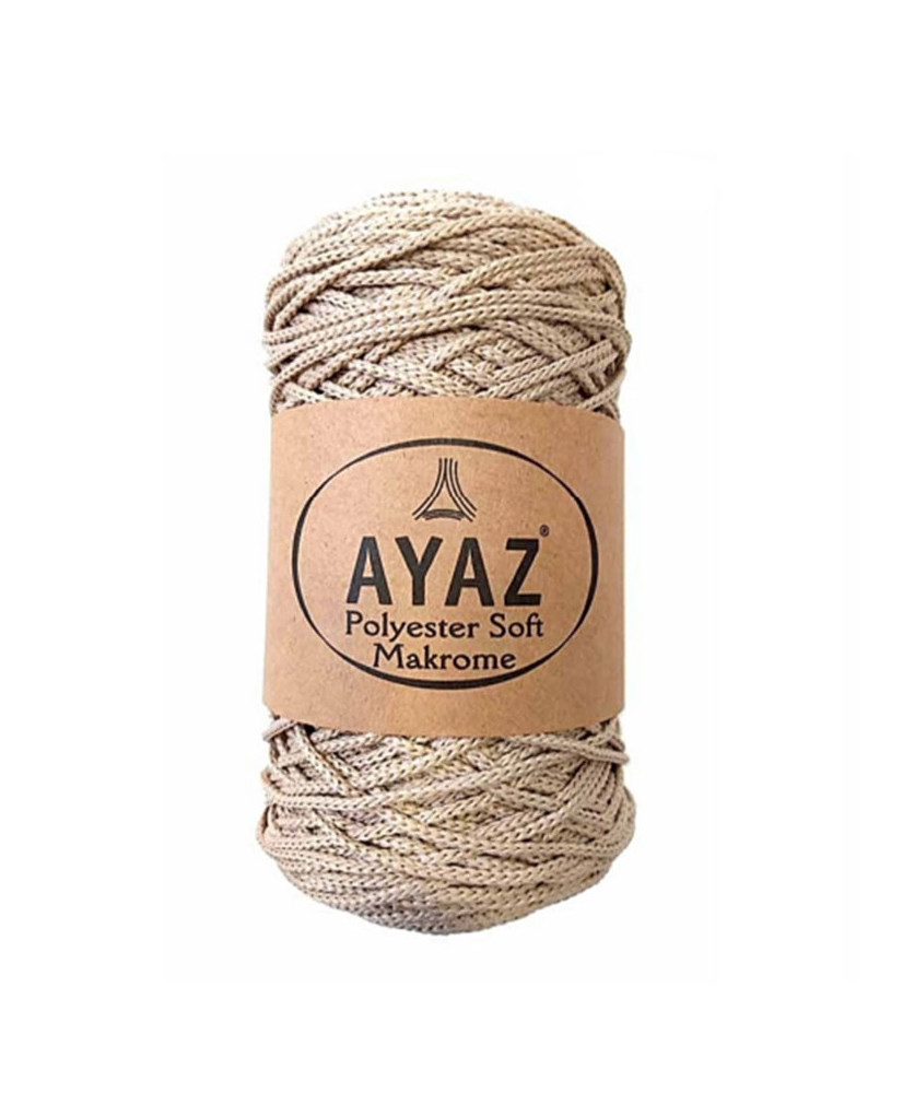 Polyester Soft Makrome AYAZ cord, beige (2199) Polyester Soft Makrome AYAZ cord, beige (2199)