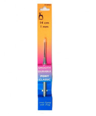 Crochet hook Pony with handle 1 mm, 14 cm (58903)