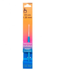 Crochet hook Pony with handle 1.25 mm, 14 cm (58904)
