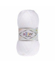 Yarn Alize My Baby white (55)