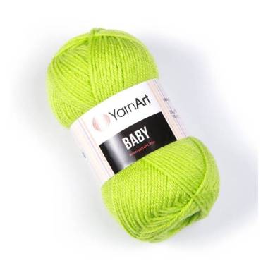 Пряжа YarnАrt Baby салатовий (13854)