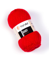 Yarn YarnАrt Baby red (156)