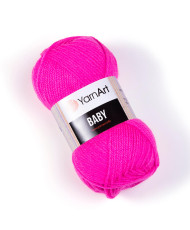 Yarn YarnАrt Baby bright pink (174)
