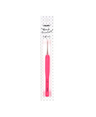 Steel Crochet Hook with Tulip Sucre Bead, 0.9 mm, 14 cm (TB13-8e)