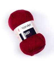 Yarn YarnАrt Baby burgundy (3024)